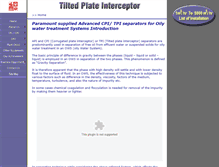 Tablet Screenshot of plateseparator.com